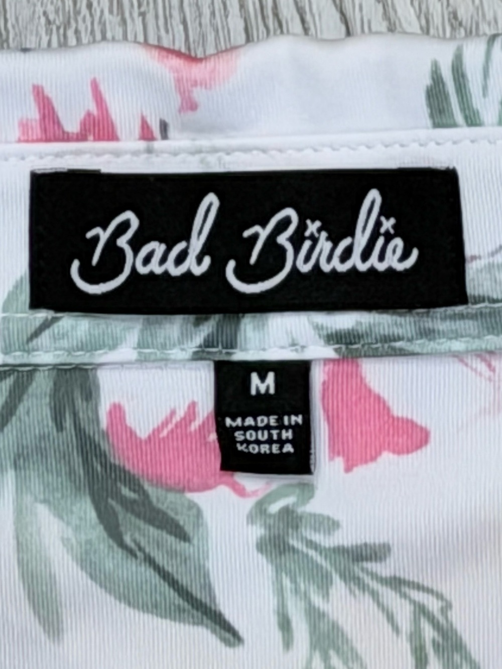 Bad Birdie Spring Showers Women’s Core Performance Polo Size M Golf Floral - Picture 4 of 11